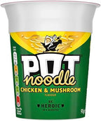 Pot Noodle Chicken and Mushroom 90 g (Pack of 12)