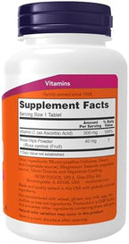 NOW Supplements, Vitamin C-500 with Rose Hips, Antioxidant Protection*, 250 Tablets