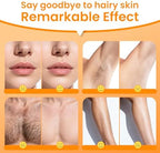 100 PCS Wax Strips for Hair Removal: 40 Facial & 60 Body Hair Removal Waxing Kit with Calming Oil Wipes - For Face, Eyebrow, Body, Arms, Legs, Bikini Area