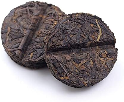 Raw Sheng Pu-erh Tea, Classic Aged Fermented Puerh Tea Cake, 20ct Chinese Sheng Pu'er 40+ Cups Of Tea