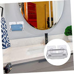 Cabilock Space Aluminum Punch Self Draining Soap Dish Holder for Bar Soap Rust Resistant Aluminum Rack with Slatted Design for Bathroom and Kitchen Wall Mount Storage