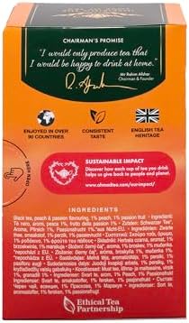 Ahmad Tea of London Peach & Passion Fruit Tea Bags 20s Box