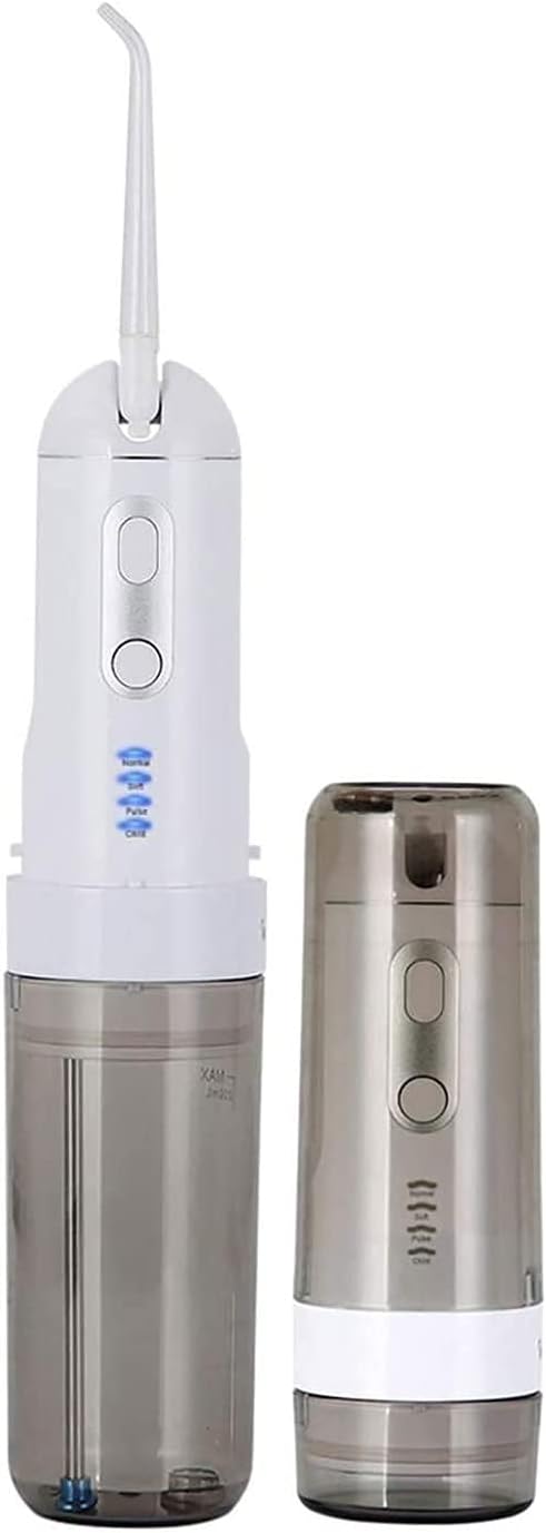 Cordless Water Dental Flosser, Portable Oral Irrigator for Teeth, Braces, Rechargeable & IPX7 Waterproof Teeth Cleaner for Home Travel