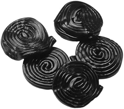 Black Licorice Wheels – 1 lb Bag – Classic Rich Licorice Flavor – Soft & Chewy Texture – Perfect for Snacking & Gifting – Nostalgic Treat for Licorice Lovers