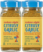 Cuban Style Citrusy Garlic Seasoning Blend 2.25 oz (64g) - 2 COUNT (2 COUNT, Cuban Style Citrusy Garlic Seasoning Blend)