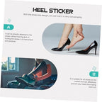 Beaupretty 15pcs High-Heeled Shoes Pad Wear-Resistant Heel Stickers Self-Adhesive Rear Heel Cushion Set Foot Protection