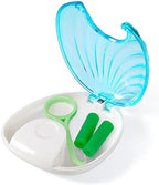JMU Retainer Case, Blue Orthodontic Dental Mouth Guard Case
