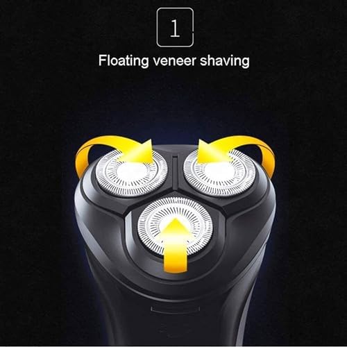 Electric Razor for Men Shavers for Men Rotary Shaver Razor Wet and Dry with Pop-Up Trimmer IPX7 Waterproof USB Rechargeable