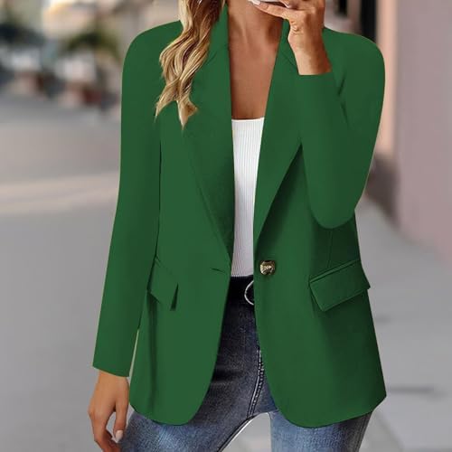 Women's Casual Blazers Open Front Long Sleeve Work Office Suit Jackets Blazer Business Casual Outfits
