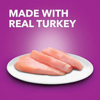 IAMS Perfect Portions Sensitive Digestion & Skin Wet Cat Food Pate, Adult Grain Free Pate, Turkey Recipes, (24) 2.6 oz. Twin-Pack Trays