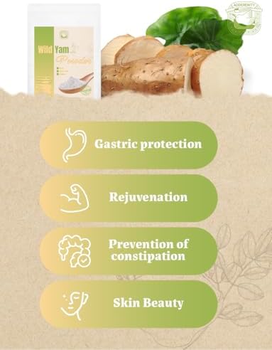 Adderenity Natural 100% Yam Powder Fine Particles Yam Powder 4oz 山药粉 마 분말 산약마