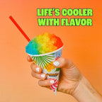 Hawaiian Shaved Ice Syrup Assortment, 6 Popular 16oz Flavors: Cherry, Grape, Blue Raspberry, Tiger's Blood, Lemon-Lime, Pina Colada