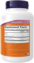 NOW Foods Supplements, Sunflower Lecithin 1200 mg with Phosphatidyl Choline, 100 Softgels