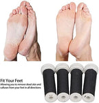 4pcs Replacement Roller Electric Foot File Grinding Tool Replacement Head Reusable Electric Pedicure Accessories for Feet Pedicure Tool