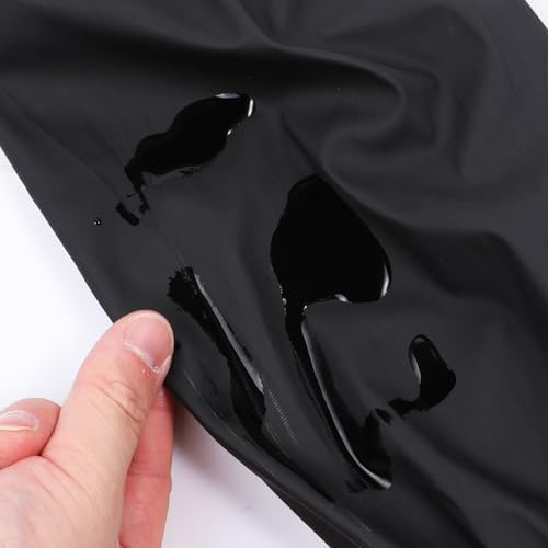 10 Pairs Arm Sleeves Covers PU Oilproof Oversleeves Waterproof Forearm Protector with Elastic Cuffs for Cooking Cleaning Housework