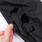 10 Pairs Arm Sleeves Covers PU Oilproof Oversleeves Waterproof Forearm Protector with Elastic Cuffs for Cooking Cleaning Housework