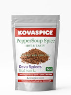 Kova Spice Organic Authentic Nigeria Pepper Soup Spice -Hot & Tasty, Best Mix - 6oz