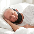 Chin Strap for Sleeping, Effective Anti Snoring Devices, Airflow Jaw Strap for Sleep Apnea Breathable and Comfortable, Adjustable Anti Snoring Chin Strap AABB