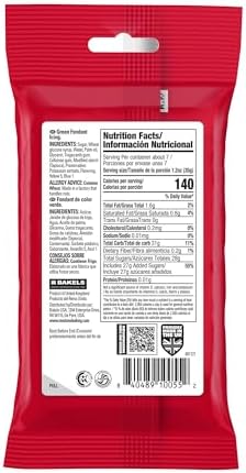 Renshaw Green Fondant Icing for Cake Decorating - Ready to Roll, Edible Fondant for Cupcakes, Cookies, & Cake Decoration, Smooth & Easy to Use, Kosher, Light Vanilla Flavor - 8.8 oz