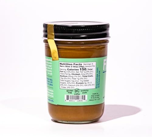 Fine & Raw Sweet Pistachio Spread, Vegan Pistachio Butter, Organic Pistachio Spread 8 Ounces