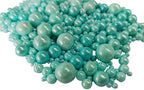 Edible Blue Sugar Pearls Candy Sprinkles 120G/ 4.23Ounce Baking Cake Sprinkles Cupcake and Cake Topper Cookie Decorations Wedding Party Valentines Halloween Christmas Supplies