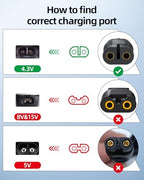 4.3V A00390 Power Cord Fit for Philips Norelco Oneblade QP2520, Multigroom Series MG3740 Trimmer Electric Shaver Razor Charger, Check Connector Before Purchase