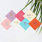 Weddingstar Personalized Printed Paper Napkins 3-Ply 50 Pack - Cocktail Purple