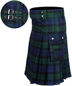 Tartan Utility Kilts for Men 8 Yard 13oz Kilt Available in Various Scottish Tartans
