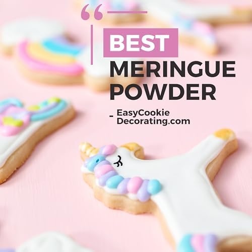 Meringue Powder (14oz) For Royal Icing, Premium Quality, High Egg White Formula, Create Incredible Royal Icing or Frosting for Sugar Cookies, Naturally Flavored, Verified Gluten Free, Non-GMO Sourced