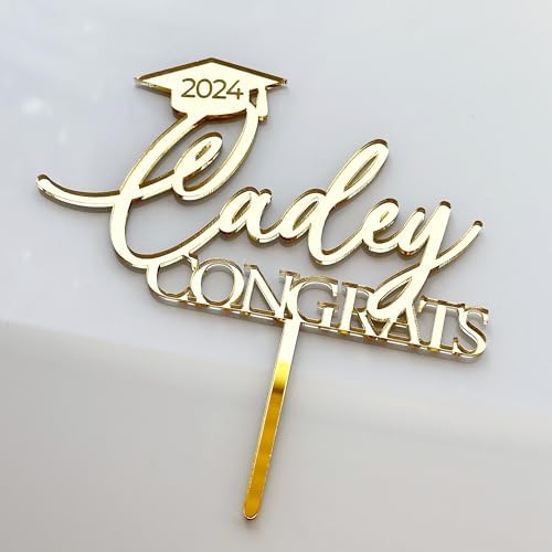 Personalized Craduation Cake Topper Class of 2026 | Graduation Cake Topper Class of 2026 | Congrats Class of 2026 | Congrats Graduation Hat Student Class of 2026 | Congrats Grad Cake Toppers w/Name