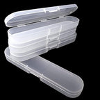 Honbay 4PCS Plastic Digital Thermometer Storage Case Containers Acne Needle Storage Box Pencil Case for Home (7 Inch)