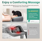 MOONYOOY Massage Head Rest for Bed, Face Down Pillow with Air Vent, Face Cradle for Spa & Stomach Sleeping, BBL Pillow After Eye Surgery, Massage Pillows for Prone Sleeping with Face Cradle Pad