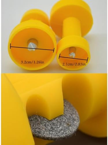2 Pack Ampoule Cutter Ampoule Bottle Opener Glass Bottle Cap Remover Vial Foil Cap Breaker Decapper for Glass Ampoules Bottles Aluminum Foil Caps Sealing Top Lids Injection Port Vials