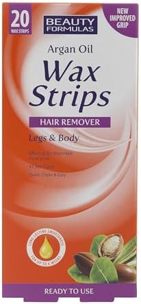 Beauty Formulas Argan Wax Strips 20 Strips