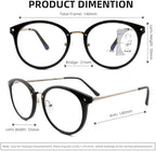 Round Bifocal Progressive Multifocal Reading Glasses for Women Men Fashion Multifocus Readers Anti Blue Light