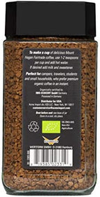 Mount Hagen 3.53oz Organic Freeze Dried Instant Coffee | Eco-friendly, Fair-Trade Coffee Made From Organic Medium Roast Arabica Beans [3.53oz Jar]