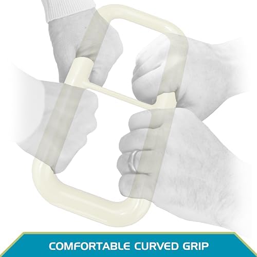 Able Life Universal Standing Handle, Portable Standing Aid Equipment for Easy and Safe Transfers, Ergonomic Lift Assist Grab Bar for Adults, Seniors, and Elderly, Sit to Stand Lifting Aid, Ivory