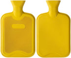 HomeTop Premium Classic Rubber Hot Water Bottle (Yellow)