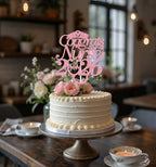 Congrats Nurse 2026 Cake Topper, Future RN/BSN/NP/LPN, Nursing School Grauation Party Decorations Supplies, Pink Glitter