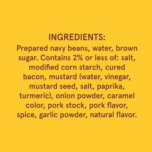 Bush's Best Baked Beans, Country Style with Bacon and Brown Sugar, 8.3 OZ (Pack of 12)