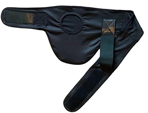 EXTREME Soft VERTICAL Stoma Support Belt ileostomy Belts Ostomy Belt Colostomy Stoma Hernia Urostomy Belts for Women and Men (Left Side 4 = 35" to 38" Inches)
