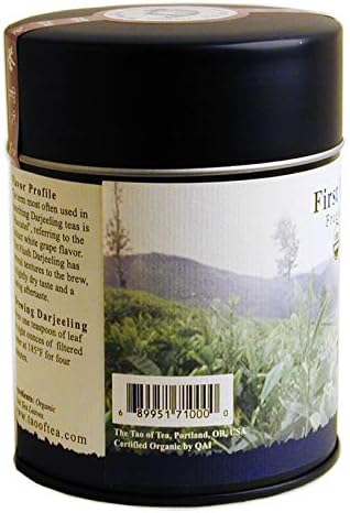 The Tao of Tea, First Flush Darjeeling Black Tea, Loose Leaf, 3.5 Ounce Tin
