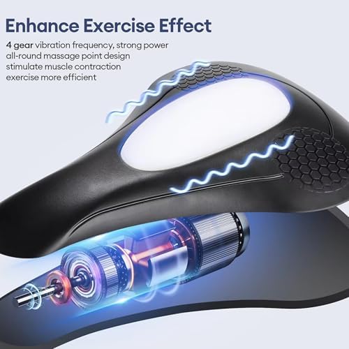 Pelvic Floor Trainer - Men's Core Strengthener with 4 Vibration Modes, Quiet Discreet Design, USB-C Rechargeable Men Pulse Home Fitness Device