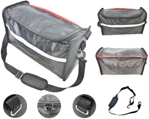 10266 Nitro rollator walker bag,Shoulder Bag,Replacement Bag for Nitro Aluminum Rollator and Transport Chair Combination Unit,Comes with shoulder strap for carrying.1026633,1026610,Black,1Ea