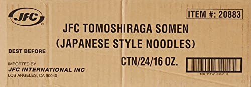 J-BASKET Dried Tomoshiraga Somen Noodles, 16-Ounce (Pack of 24)