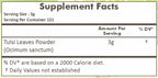 Herbal Hills Tulsi Powder Holy Basil Leaf Powder | 16 Oz (454 GMS) | Herbal Tea