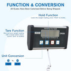 SIKE Digital Physician Scale, Medical Floor Scale for Body Weight, 550 lb Limit Professional Weight Scale, Portable Easy to Read Digital Display, Heavy Duty, Pound & KG Settings, 12.5" x 12" Platform