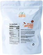 VIGOROUS MOUNTAINS Mushroom Chips Veggie Snacks, Dried Shiitake and King Oyster Good Salted Crisp Mix, Grocery Vegetable Snack Chip 8.82 Oz, 250 g