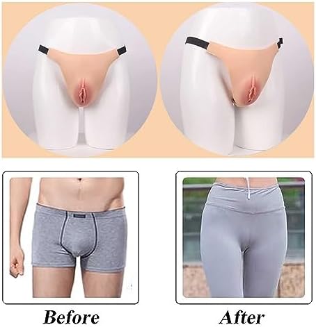Crossdresser Panties Silicone Hiding Gaff Boxer Briefs Men Thong for Cosplay Transgender Drag Queen