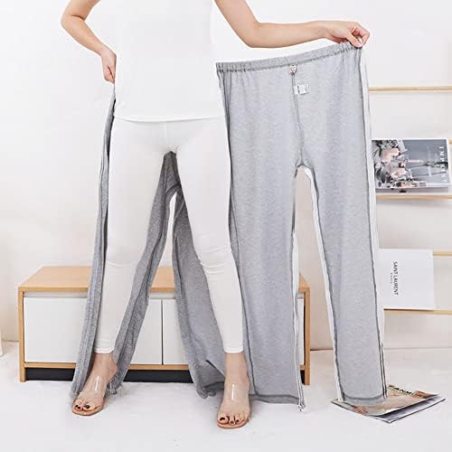 Adult Incontinence Nursing Clothes, Paralysis Clothing Easy Wear Off Trousers Used for Patient Postoperative Paralysis Long Time Elderly Unisex(Color:M)